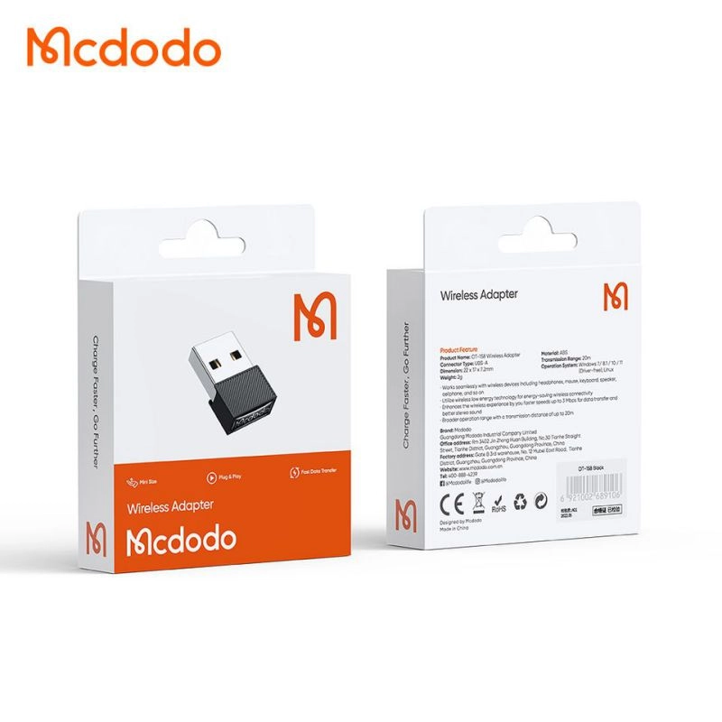 خرید آنلاین دانگل بلوتوث کامپیوتر Mcdodo OT-1580 USB
