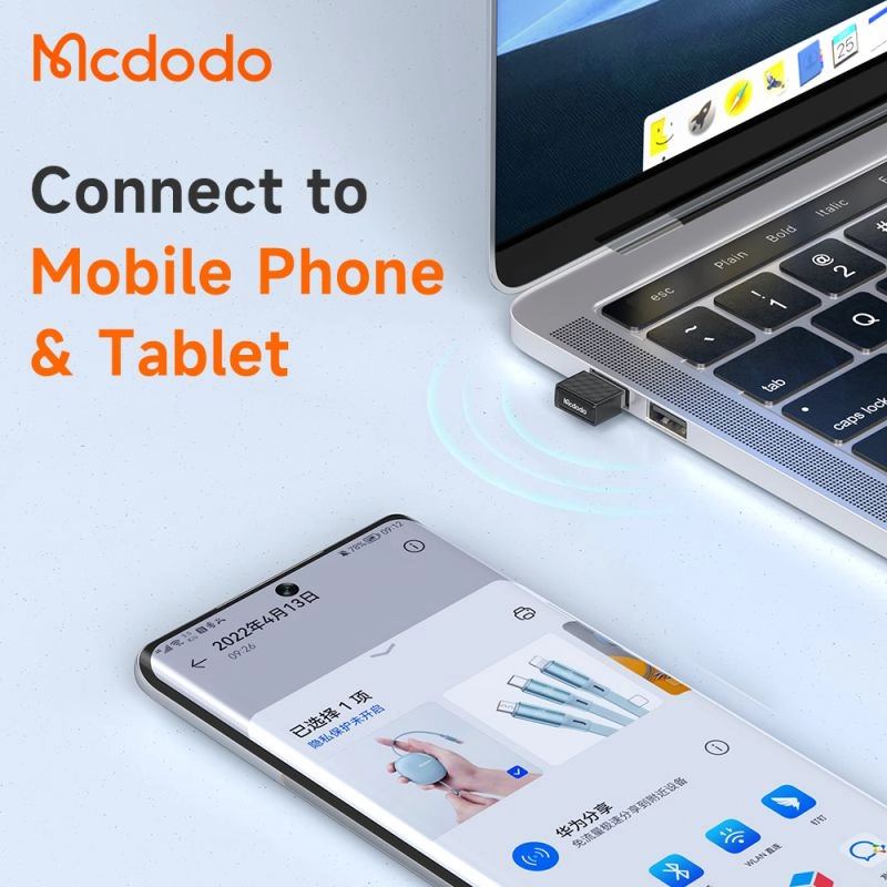 خرید آنلاین دانگل بلوتوث کامپیوتر Mcdodo OT-1580 USB